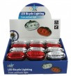 12er-Pack Fahrradleuchten LEDs Clip Stra�enverkehr HQ TORCH-L-BOX08