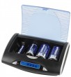 Schnellladesystem mit LCD-Anzeige Lageger�t Batterieladeger�t HQ-Charger83
