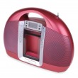 Radiowecker iPod Dockingstation Ladestation Lenco IPD 5200 pink