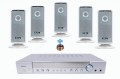 Heimkino Surroundsystem Boxen Verst�rker HIFI-67