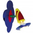 Wandleuchte Lampe Kinderlampe Kinderleuchte Leuchte Kinderlicht Globo 54390-1
