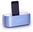 iPod Docking-Station im Milchglasgeh�use Denver IFM-15 blau