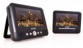 Tragbarer Auto DVD Player 2 x 7  17,5cm LCD-Display USB SD Denver MTW-753 twin
