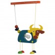 Bunte Kinder Deckenleuchte H�ngeleuchte Pendelleuchte ESTO Holz Texas Cow 56271