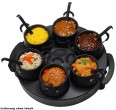 Party Wok-Set Crepe-Maker Grill 6 Personen Tristar BP-2982