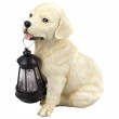 Solar LED Aussenleuchte Hund Skulptur Gartenlampe Hundelampe Leuchte Globo 33372