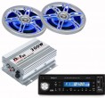 300W Auto Musikanlage Endstufe LED Lautsprecher Boxen Autoradio MP3 USB SD CAR-428