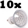 10er Pack 1,5 Watt LED-Strahler GU10 weiss Esto 89501M