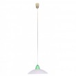 Deckenleuchte Deckenlampe H�ngelampe H�ngeleuchte Nickel Gr�n15487