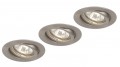 Einbaustrahler Einbauspot Einbau Strahler Lampe Leuchte 3er Set Globo 12110-3