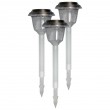 Gartenlampe Aussenleuchte Leuchte Erdspie� Solar IP44 Transparent Globo 3395-3