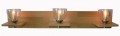 Wandleuchte Dekoleuchte Dekorleuchte Wandlampe Kerzen Holz Lampe Globo 5638-3