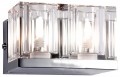 Wandlampe Design Wandleuchte Chrom Glas Kristall Lampe Licht Globo Cubs 56440-2