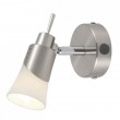 Wandleuchte Wandstrahler Wandlampe Nickel Chrom Opaloptik Globo 56900-1