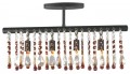 Deckenleuchte Deckenstrahler Deckenlampe Kristal Bunt Wohnzimmer Globo 68402-4