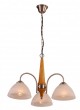 H�ngeleuchte H�ngelampe Deckenlampe Deckenleuchte Holz Alabaster Globo 68942-3