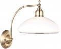 Wandlampe Wandleuchte Leselampe Leseleuchte Messing opal Globo 69000W