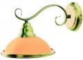 Wandlampe Wandleuchte Leselampe Messing Leseleuchte Nostalgie Globo 6905-1W