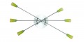 Deckenleuchte Wandlampe Zimmerlampe Leuchte Lampe Licht Nickel Globo 68124-6