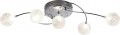 Deckenleuchte Deckenlampe Chrom LED Glas Satiniert Licht Globo Bowiea 68391-5