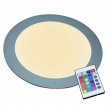 LED-Panel 72 LEDs � 260mm RGB Bunt inkl. Fernbedienung McShine