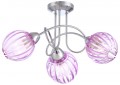Deckenleuchte Deckenlampe Design Chrom Acryl Wohnzimmer Globo Cajetan 63174-3