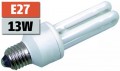 Energiesparlampe Sparlampe Lampe E27 13W 8000 Stunden 2 R�hren McShine 538273