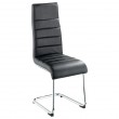 Designstuhl Sessel Esszimmerstuhl K�chenstuhl Stahlrohr Verchromt PVC BHP Rosa