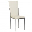 Stuhl Wohnzimmerstuhl Esszimmerstuhl K�chenstuhl Kunstleder BHP Dana beige