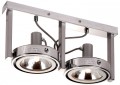 Deckenleuchte Deckenstrahler Deckenlampe Metall Chrom Deckenspot Globo 5645-2