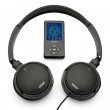 MP4-Player mit Kopfhörer Spieler Headset FM-Radio MP3 2GB Denver MPG-2042C violett