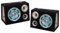 BoomBox 165mm Bass 2-Wege Grill+LED SilverSonic165