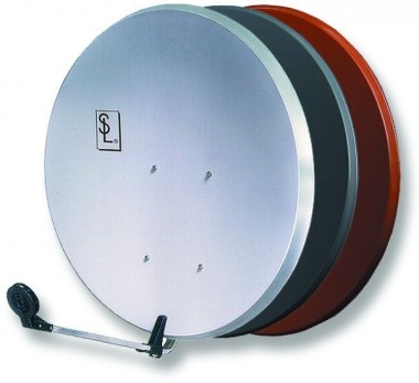 SAT-Sch�ssel 60cm rotbraun
