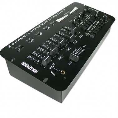 3-Kanal Mischpult HOLLYWOOD MX-3 FX schwarz