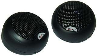 ETT Auto Car Hifi Lautsprecher Hocht&ouml;ner Paar 4 Ohm 75Watt mit Hochpass McFun DT-14
