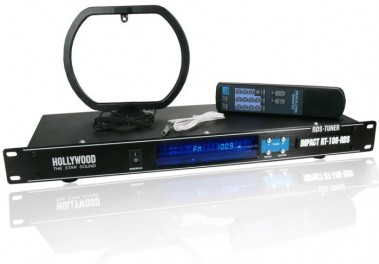 ETT 19"/48,3cm FM-Tuner IMPACT RT-108- RDS schwarz