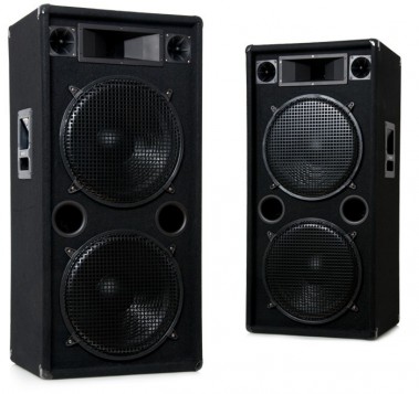 Steinigke 2400 Watt Paar OMNITRONIC 3-Wege Boxen DX-2522