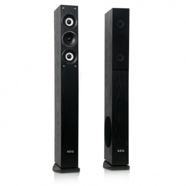 Stand Lautsprecherboxen 3-Wege PAAR AEG LB 4710 bl