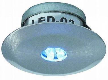 LED-Deckeneinbauleuchte McShine LED-02 chrom-matt