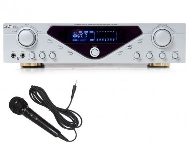 Karaoke Surround Hifi-Receiver SP-305 si + Mikrofon