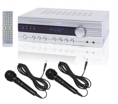 HiFi-Receiver PLL-Tuner AVR-180 si + 2x Mikrofon