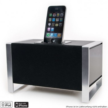 2.1 Lautsprechersystem iPhone/iPod Docking Station Subwoofer Elta LS 500