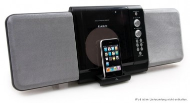 Daangard Stereoanlage iPod Dockingstation Radio CD/MP3 Player AUX Euroline IPD9393