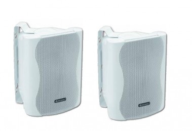 Steinigke PA DJ Beschallung Lautsprecher Boxen Lautsprecherboxen Omnitronic wei&szlig;/Paar C-40