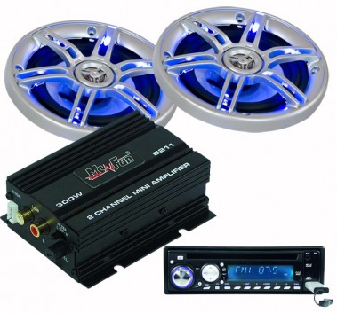 etc-shop Auto Anlage Verst&auml;rker Lautsprecher Radio MP3 CD USB SD Autoradio CAR-134
