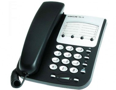 Tisch-Telefon Audioline Freisprechfunktion Tel 19