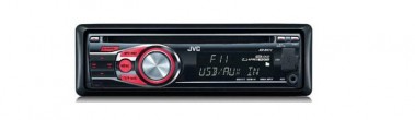 Autoradio JVC CD/MP3 Front-AUX USB schwarz KD-R411