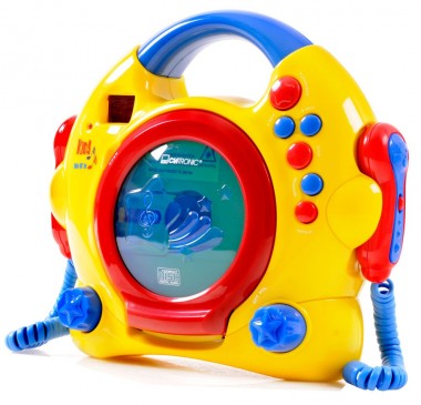 Bomann Kinder Karaokeanlage Musikanlage Karaoke CD-Player 2x Mikrofon Clatronic CDK 676