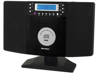 Vertikalanlage CD-Player Radio MC 6510 Karcher schwarz