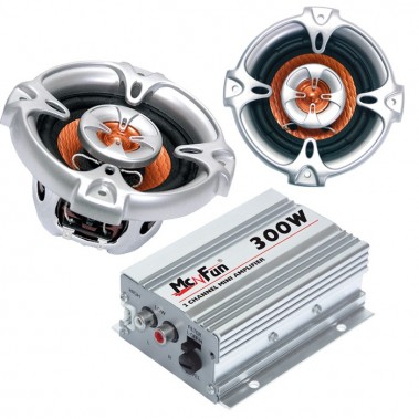 etc-shop 300W Auto Musikanlage Endstufe Lautsprecher CAR-317
